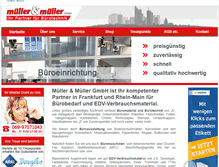 Tablet Screenshot of muellermueller.de